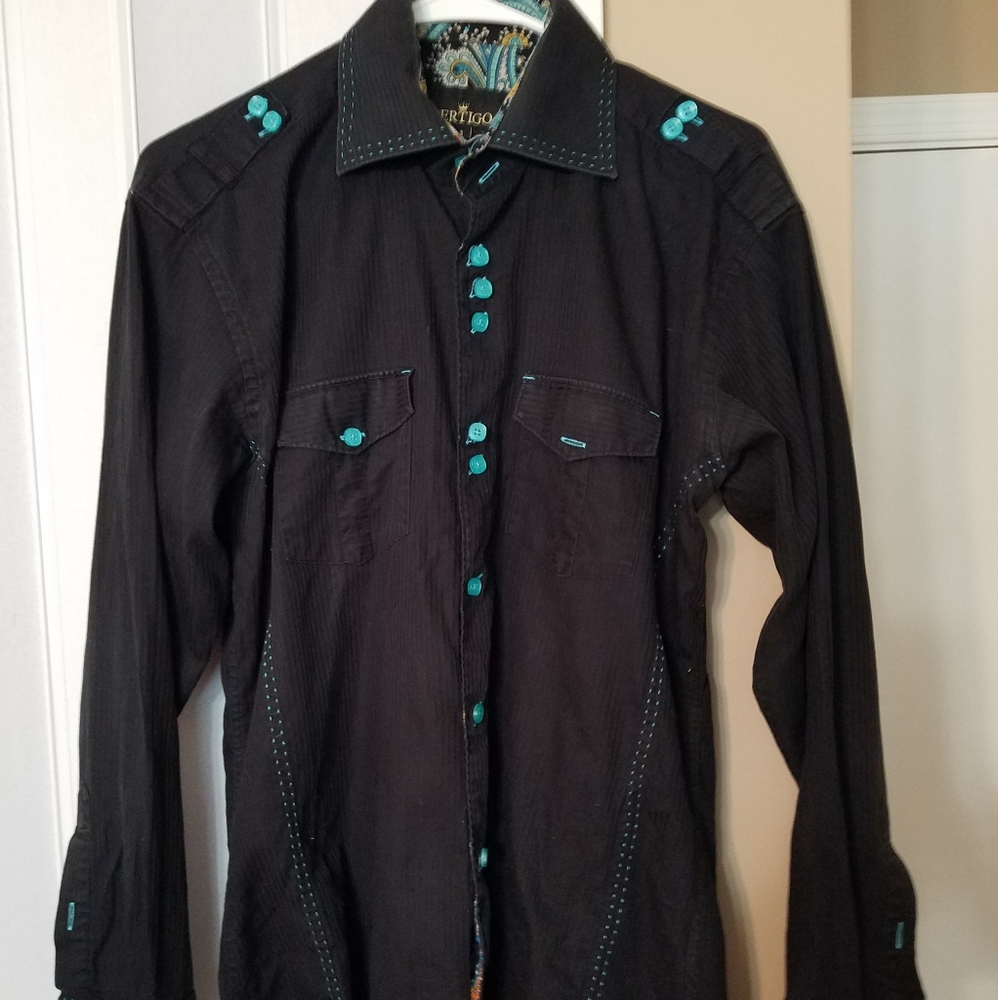 Bertigo mens dress shirt